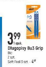 Długopis kulkowy Bic soft feel click grip fine promocja