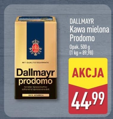 Kawa mielona Dallmayr Prodomo promocja w Aldi