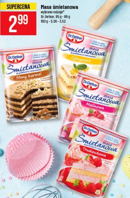 Masa śmietanowa truskawkowa Dr. oetker promocja