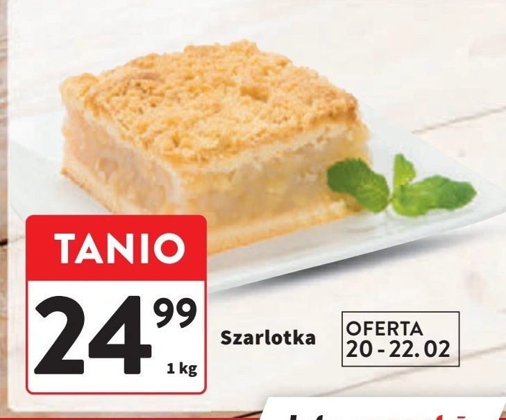 Szarlotka promocja w Intermarche