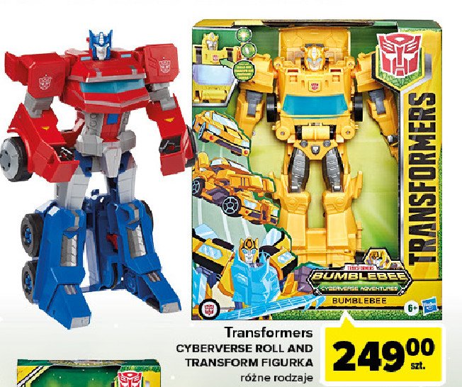 Figurga transformers cyberverse roll and transform Hasbro promocja