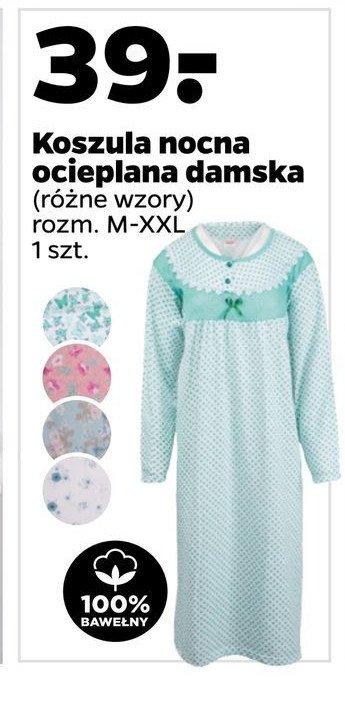 Koszula nocna ocieplana promocja