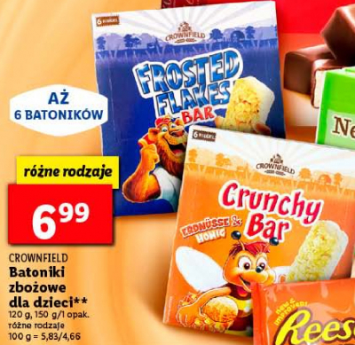 Baton zbo偶owy crunchy Crownfield promocja