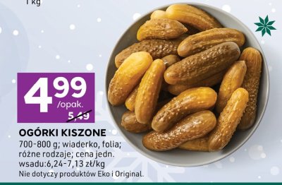 Ogórki kiszone promocja w Stokrotka