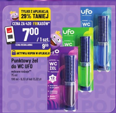 Żel punktowy do WC UFO promocja w POLOmarket