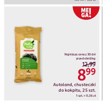 Chusteczki do pielęgnacji kokpitu Autoland promocja