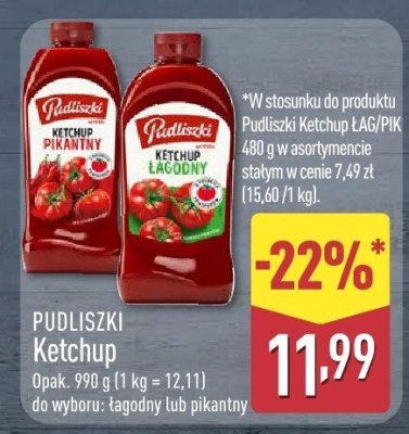Ketchup łagodny promocja w Aldi
