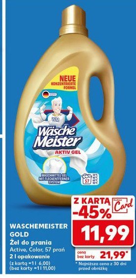 Żel do prania color WASCHE MEISTER promocja