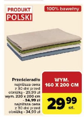 Prze艣cierad艂o 220 x 200 cm promocja