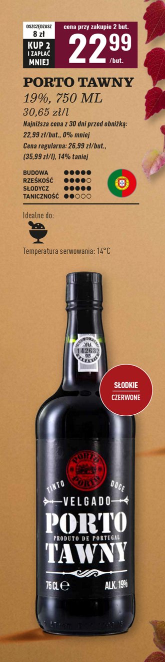 Wino PORTO TAWNY promocja