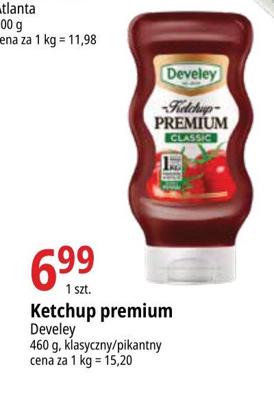 Ketchup pikantny Develey promocja