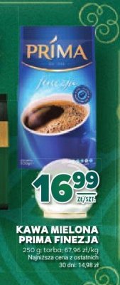 Kawa mielona Prima Finezja promocja w Stokrotka