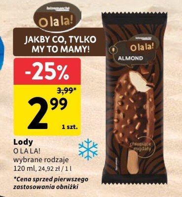 Lody jak dawniej śmietankowe z wiśniami i sosem wiśniowym Bracia koral lody jak dawniej promocja w Intermarche