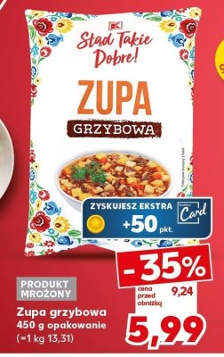 Zupa grzybowa promocja w Kaufland