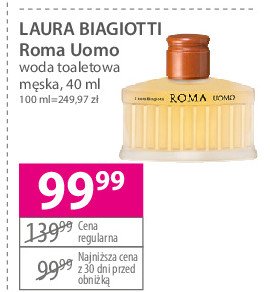 Woda toaletowa Laura biagiotti roma uomo promocja