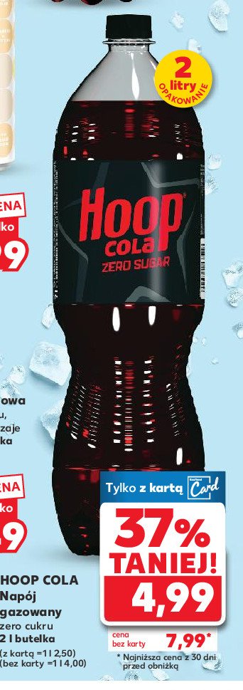 Napoj HOOP COLA ZERO promocja