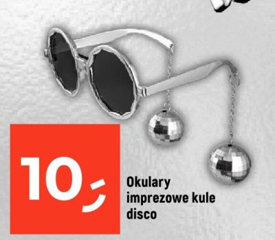 Okulary imprezowe kule disco promocja w Dealz