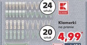 Klamerki K-classic promocja w Kaufland