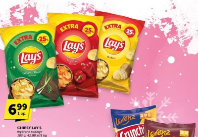 Chipsy Lay's wybrane rodzaje promocja w Groszek