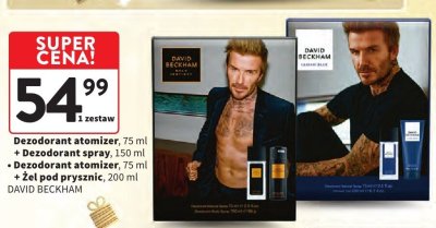 Dezodorant atomizer DAVID BECKHAM + Dezodorant spray + Dezodorant atomizer + Żel pod prysznic promocja w Intermarche