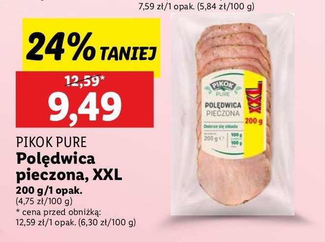 Polędwica pieczona Pikok pure promocja