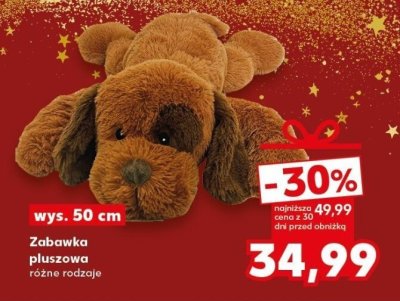 Zabawka pluszowa różne rodzaje wys. 50 cm promocja w Kaufland