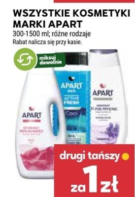 Wszystkie kosmetyki marki Apart promocja w Stokrotka