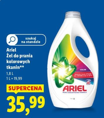 Żel do prania kolorowych tkanin promocja w Lidl