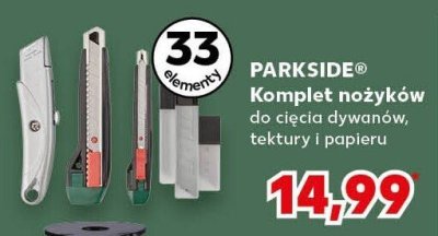 Komplet nożyków do cięcia dywanów, folii i papieru promocja w Kaufland