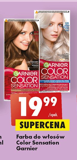 Farba do włosów szlachetny ciemny blond 6.0 Garnier color senstation promocja