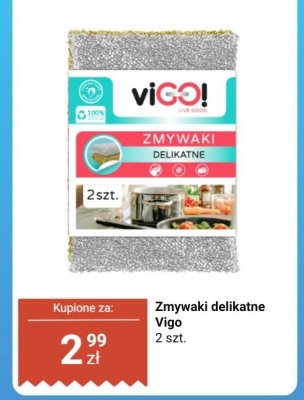 Zmywaki delikatne Vigo promocja w Dino