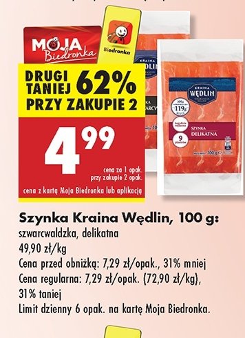 Szynka delikatna Kraina wędlin promocja