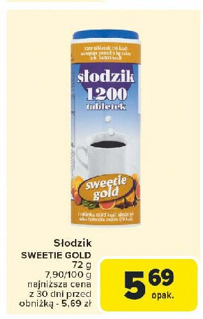 Słodzik SWEETIE GOLD promocja w Carrefour Market