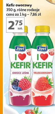 Kefir 0 % truskawka Jovi promocja