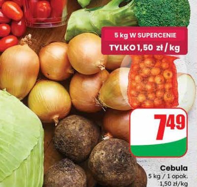Cebula Z sadów i pól promocja w Dino