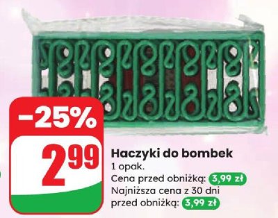 Haczyki do bombek promocja w Dino