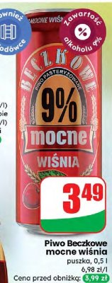 Piwo promocja w Dino