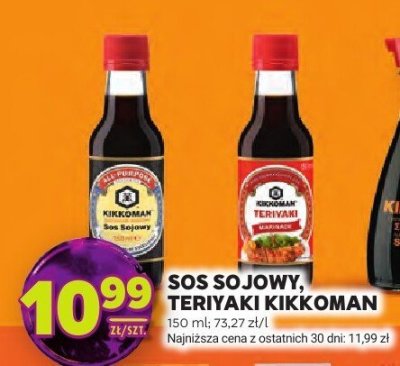 Sos sojowy, teriyaki Kikkoman promocja w Stokrotka