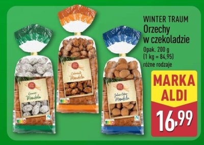 Orzechy w czekoladzie WINTER TRAUM promocja w Aldi