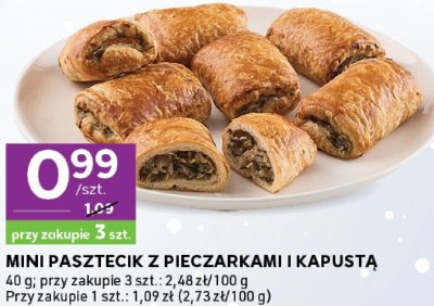 Pasztecik z pieczarkami promocja w Stokrotka