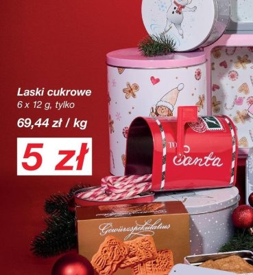Laski cukrowe 6 x 12 g promocja w KiK