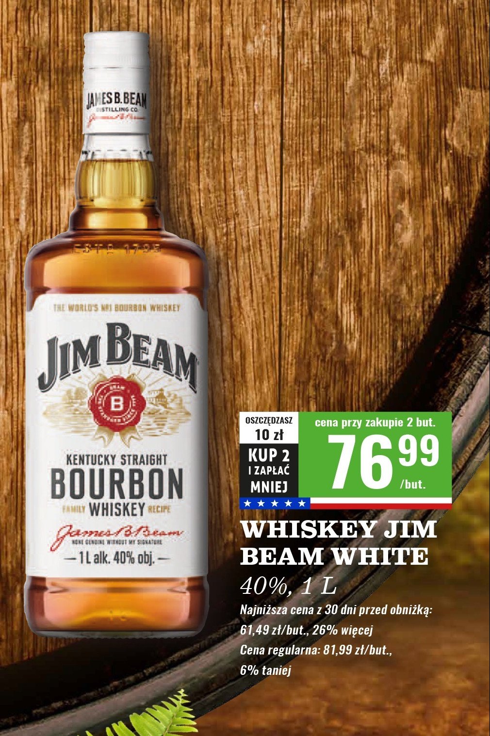 Bourbon Jim beam bourbon promocja w Biedronka