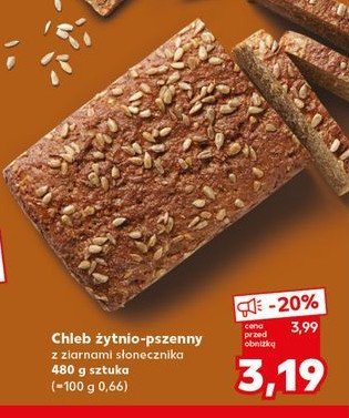 Chleb żytnio-pszenny promocja w Kaufland