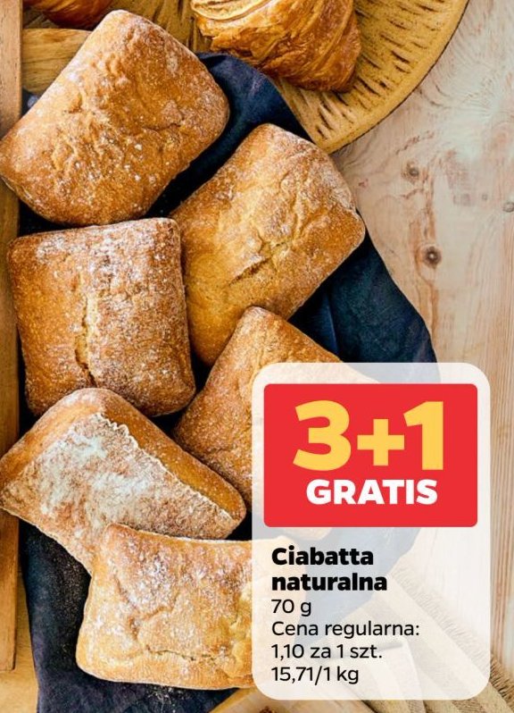 Ciabatta naturalna promocja