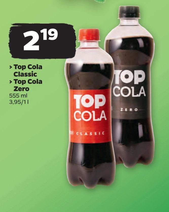 Napój Top cola promocja