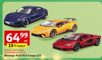 Bburago Audi RS5 Coupe 1:24 promocja w Auchan