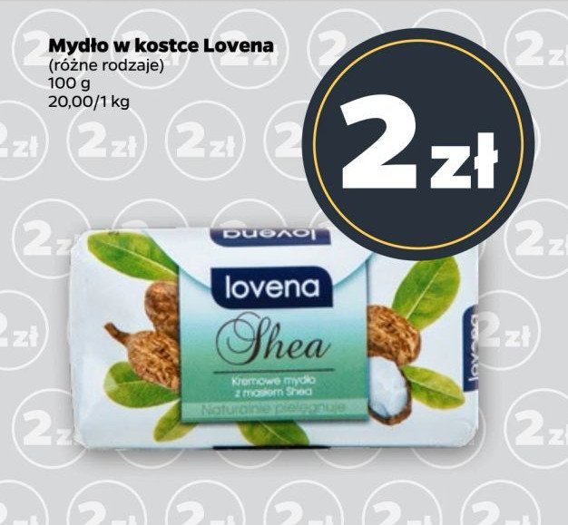 Mydło shea Lovena promocja w Netto