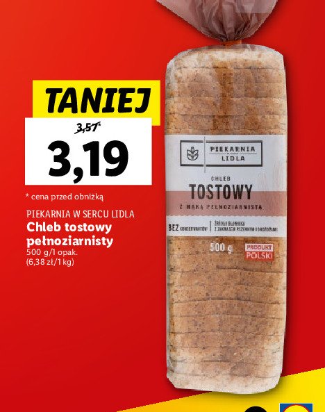 Chleb tostowy maślany promocja