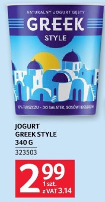 Jogurt Greek Style 340g promocja w Selgros