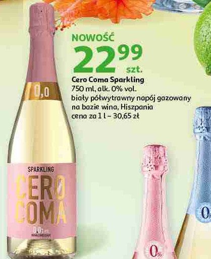 Wino Cero coma sparkling promocja